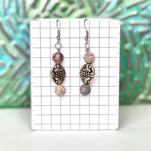 3 for $35🌈Unique Handmade Artisan Bead Earrings